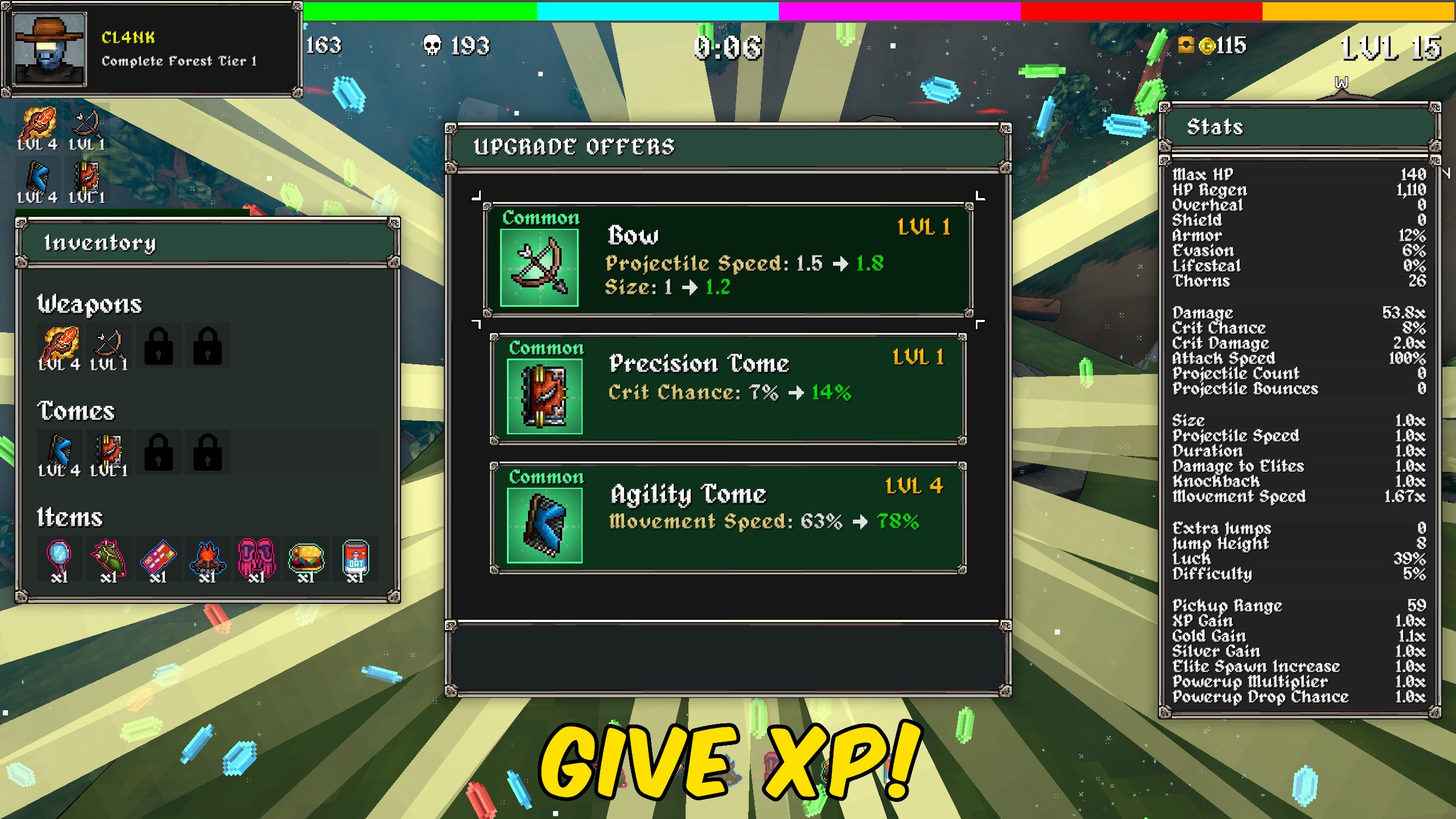 Give XP